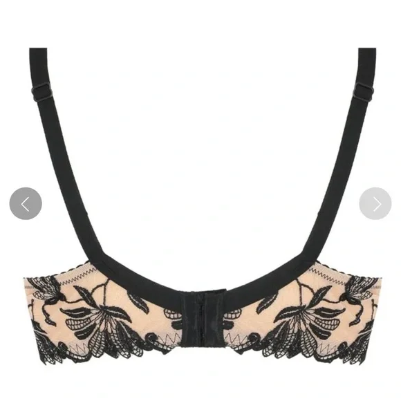 Aubade Lovessense Noir Black and Nude Lace Bra - Picture 10 of 10